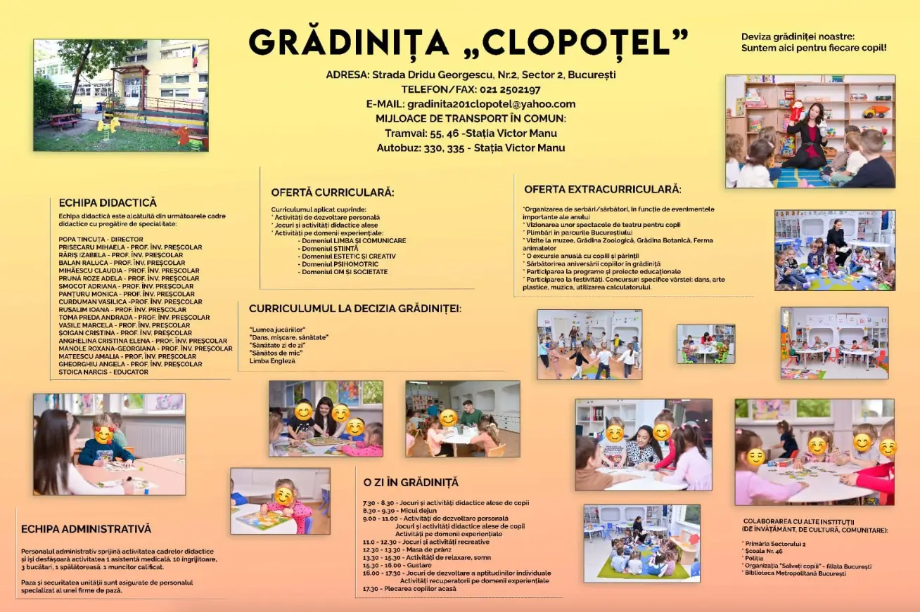 Grădinița Clopoțel Sector 2 București
