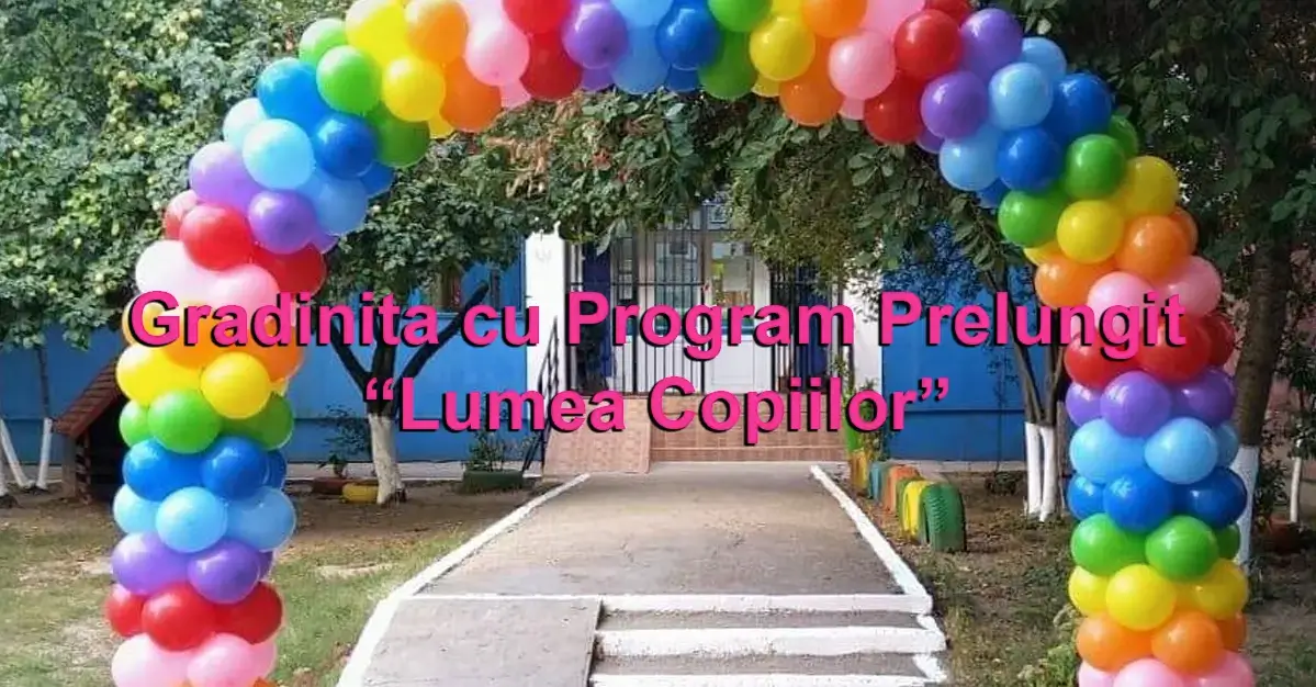 Intrare Grădinița Lumea Copiilor Constanța Nr 49